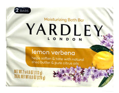 Yardley London Moisturizing Soap Lemon Verbena 2 x 4oz Bars