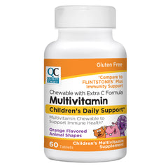 Quality Choice Children Chewable Multivitamins with Extra C, 60 Ct. - Pack of 1