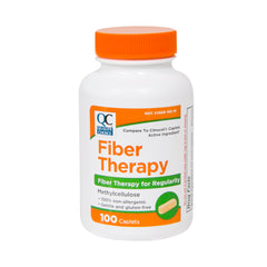 Quality Choice Fiber Therapy Caplets 100 Ct