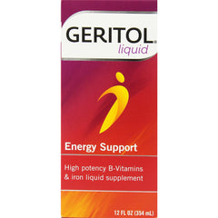 Geritol Liquid High Potency Vitamin & Iron Supplement 12 Ounce Each